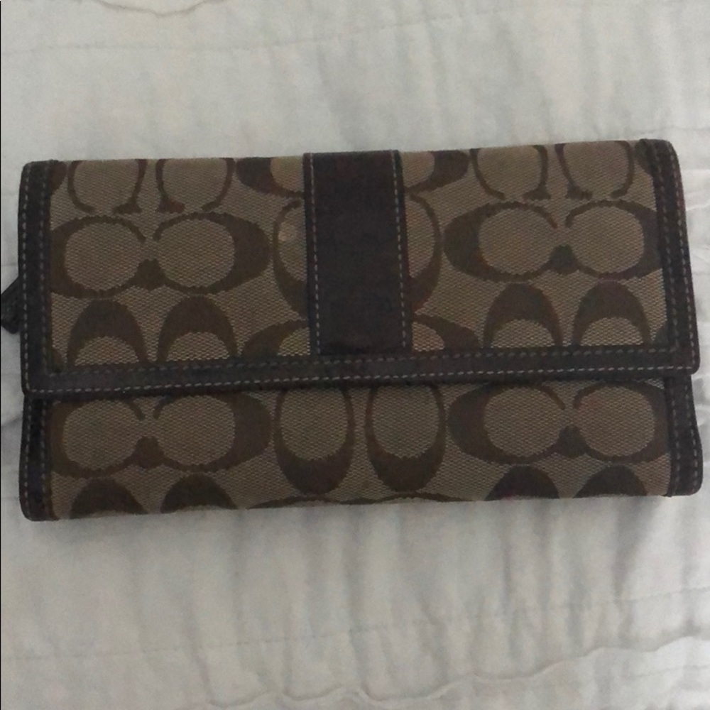 Coach Wallet, with Checkbook holder